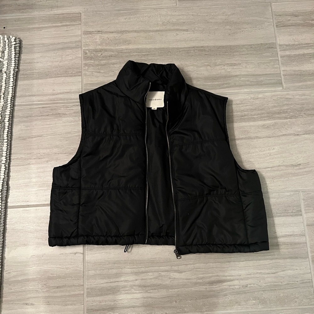 Black Puffer Vest